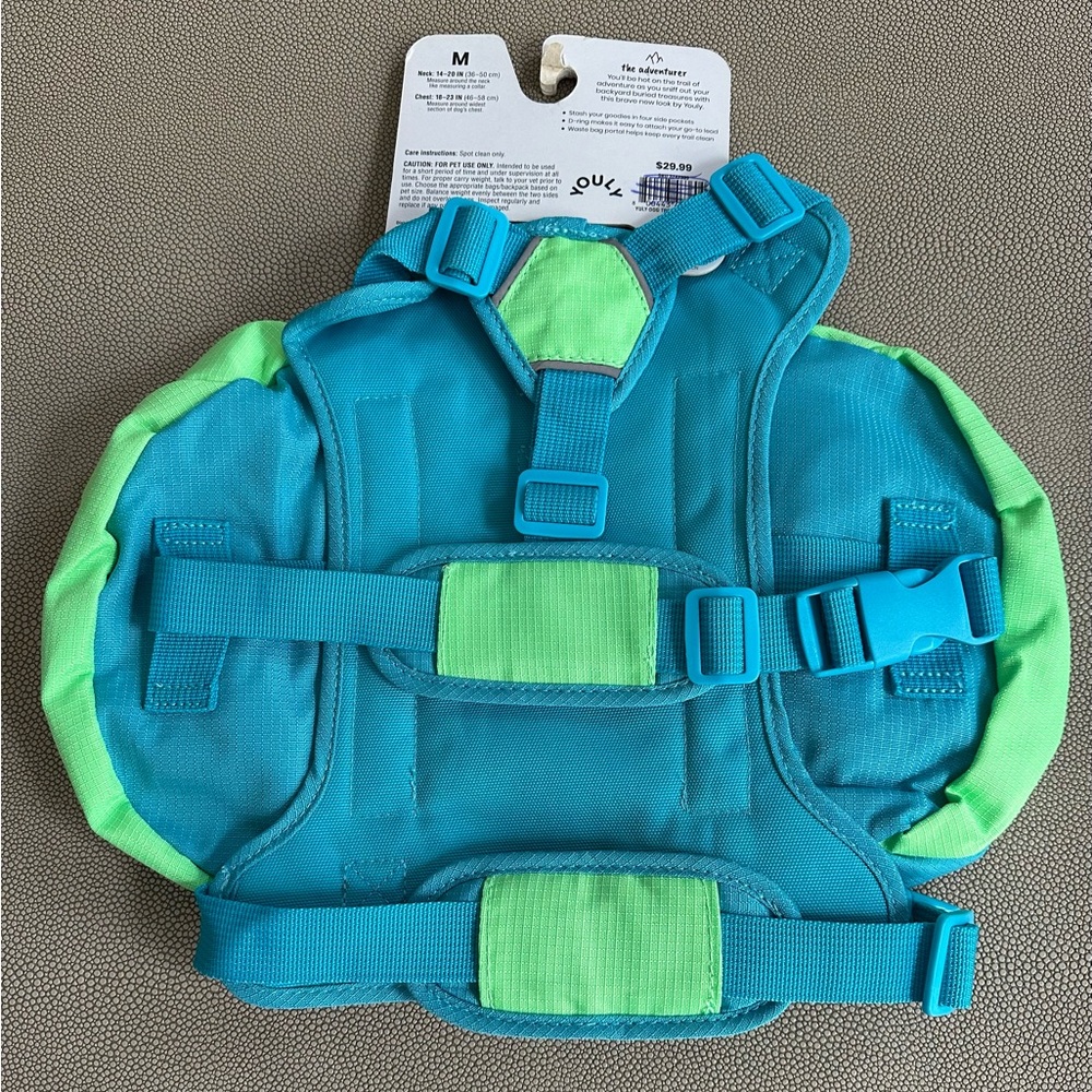 YOULY The Adventurer Dog Backpack Harness, Medium - Picture 6 of 6